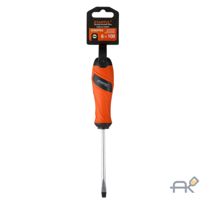 Отвертка `-` 6.0x100мм SL STARTUL MASTER (ST3053-610) (плоская шлицевая SLOTTED)